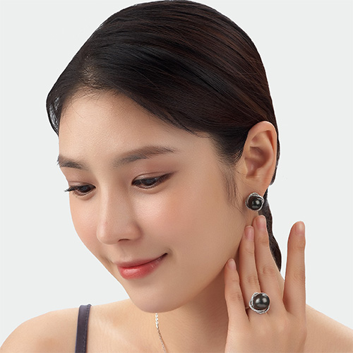 PR1501EP 타히티흑진주 13mm