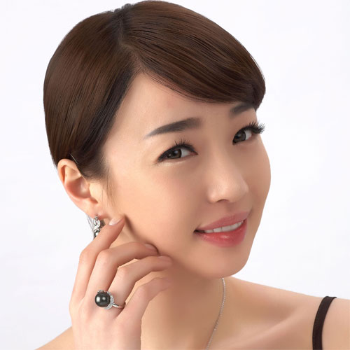 PR801OR 타히티흑진주 13mm